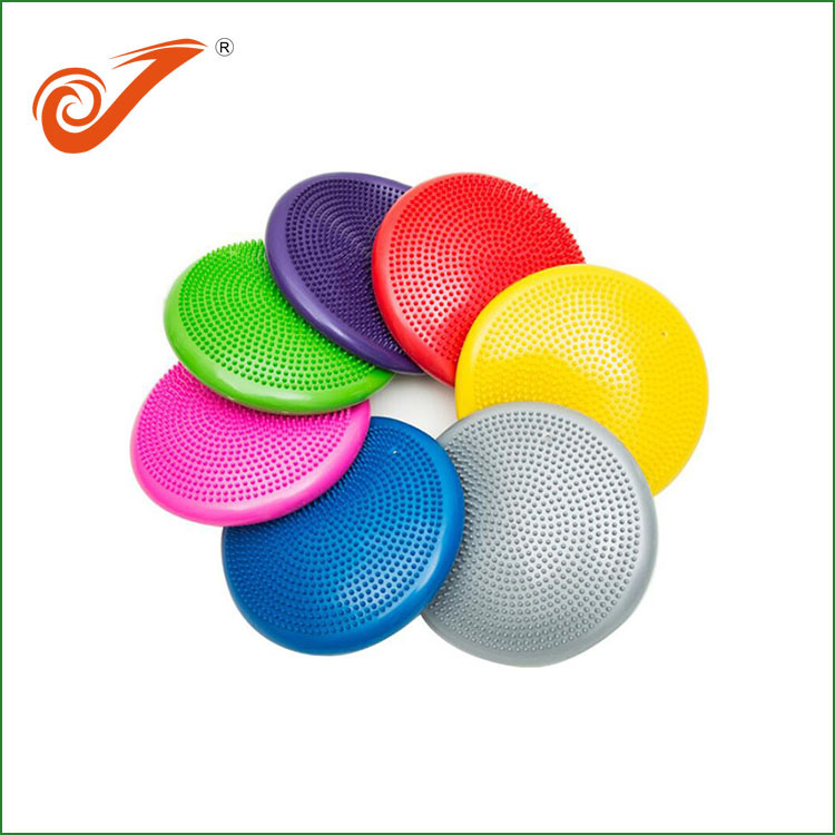 What are the advantages of exercise stability pvc back balance cushion exercise disc?