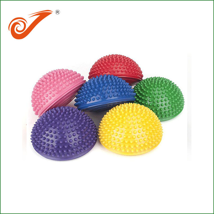 Colorful Spiky Pvc Exercise Half Massage Ball